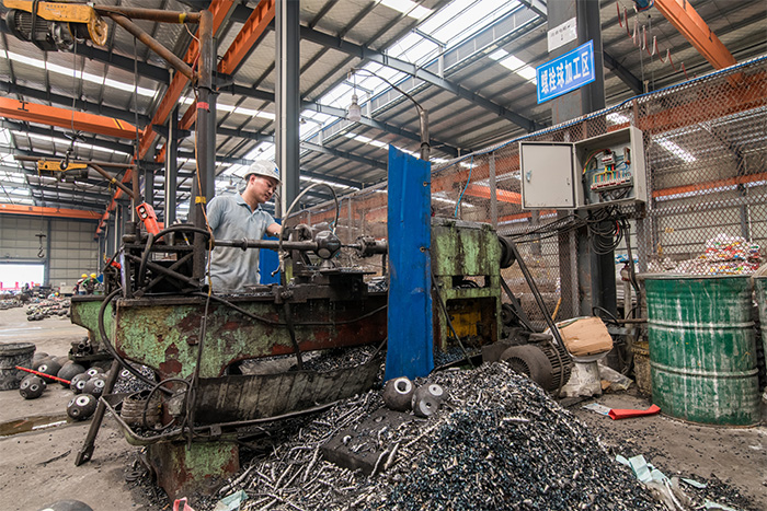 太仓网架配件车间